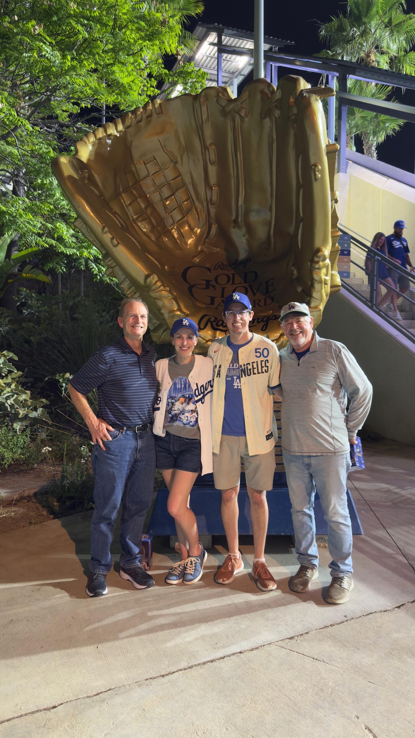 Dodgers vs. Padres with their padres!