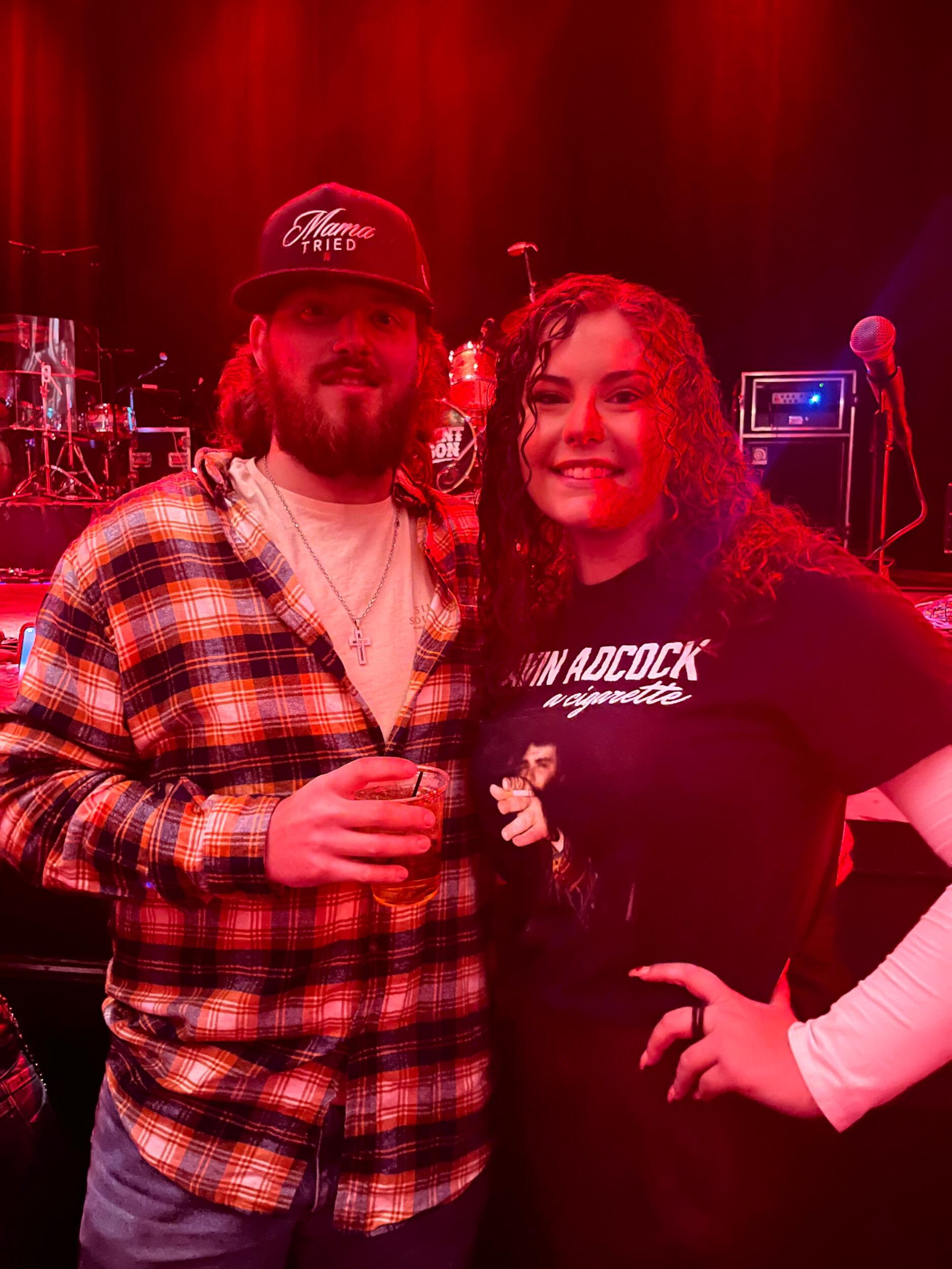Vincent Mason and Gavin Adcock. This was definitely the best concert we’ve went to together. 