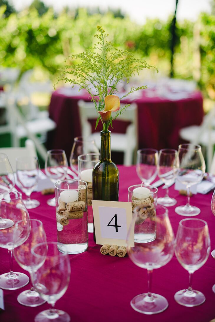 Vineyard Inspired Centerpieces