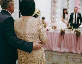 Parents and child's wedding.