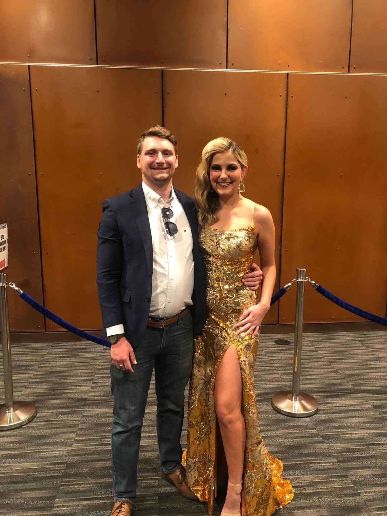 Jared and Hannah in Parker, CO at the Miss Colorado competition. 