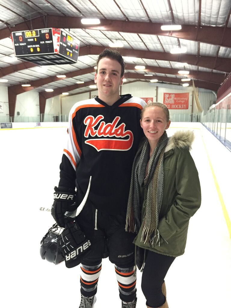 Colin's hockey game