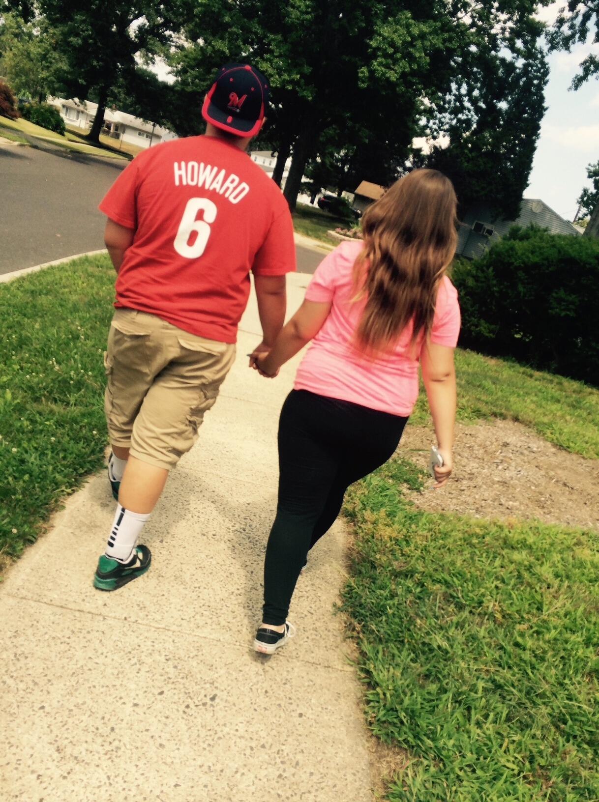 Day 1 into our Relationship, our first picture together!

We met initially as Family Friends as our moms were besties back in the day.
