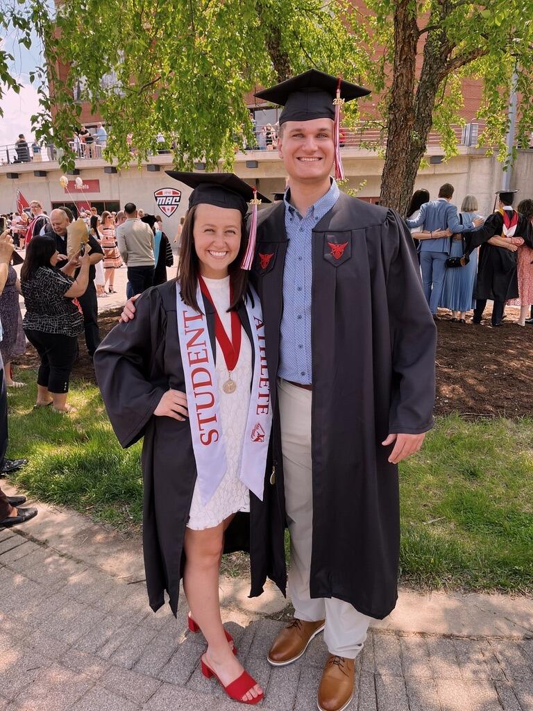We graduated college!! Colin graduated with his Bachelor's degree in Sport Administration. Zoe graduated with her Bachelor's degree in elementary education with a minor in sport administration. 