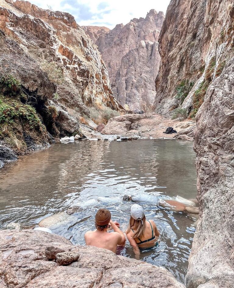 Trip to Las Vegas with our parents. One of our favorite hikes leading to hot springs.