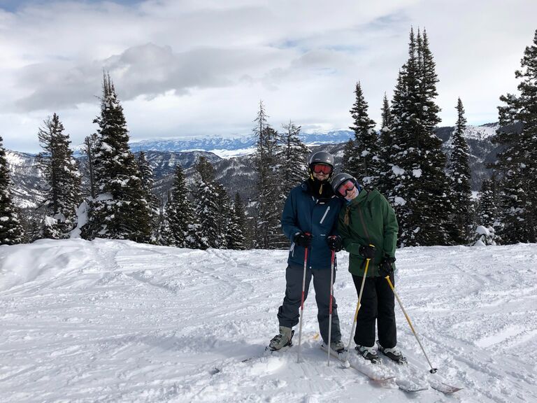 Andrew's first time skiing at Bridger Bowl - Bozeman, MT