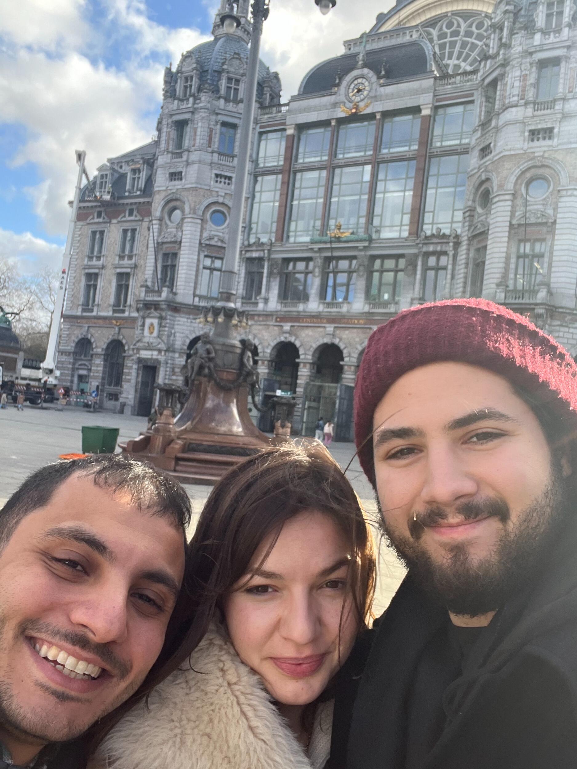 Hopped over to Antwerp with Amir