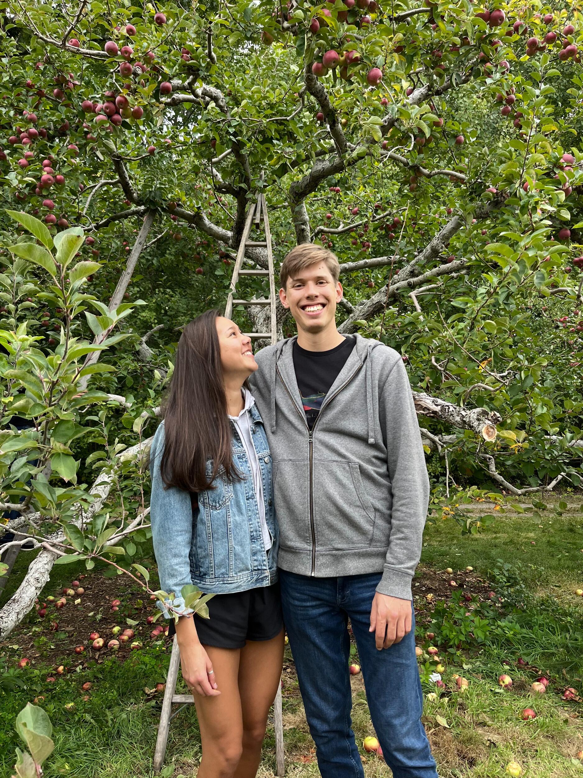 Apple picking with friends becomes an annual affair! 