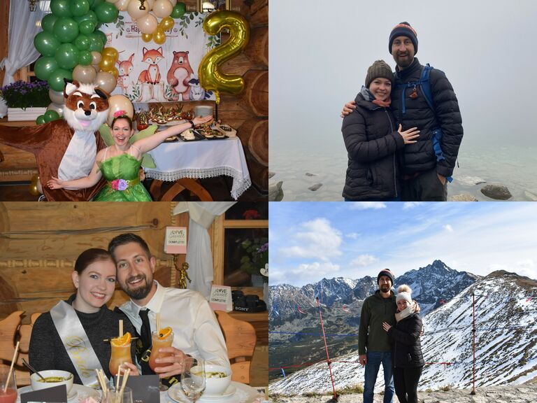 Our big trip to Poland...and surprise engagement party :)