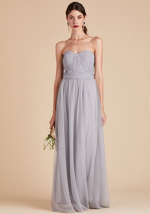 Birdy Grey Christina Convertible Dress in Silver Bridesmaid Dress | The ...