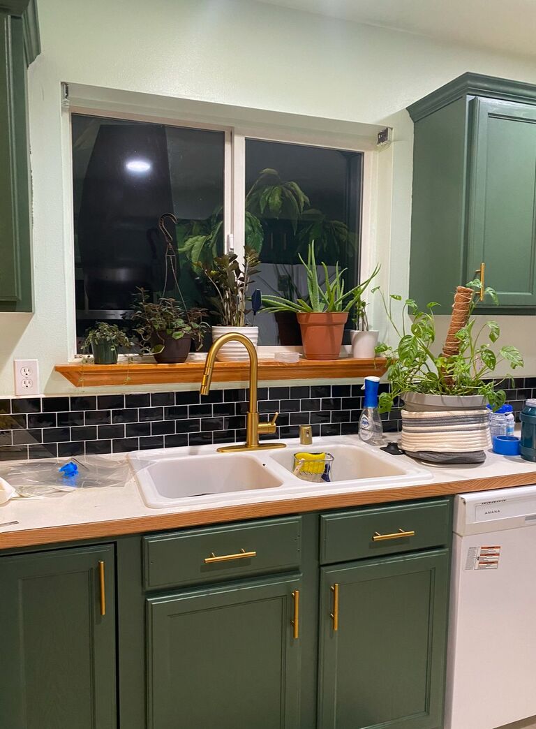 Moved into a house! We spent a lot of time renovating our kitchen and loved the result!