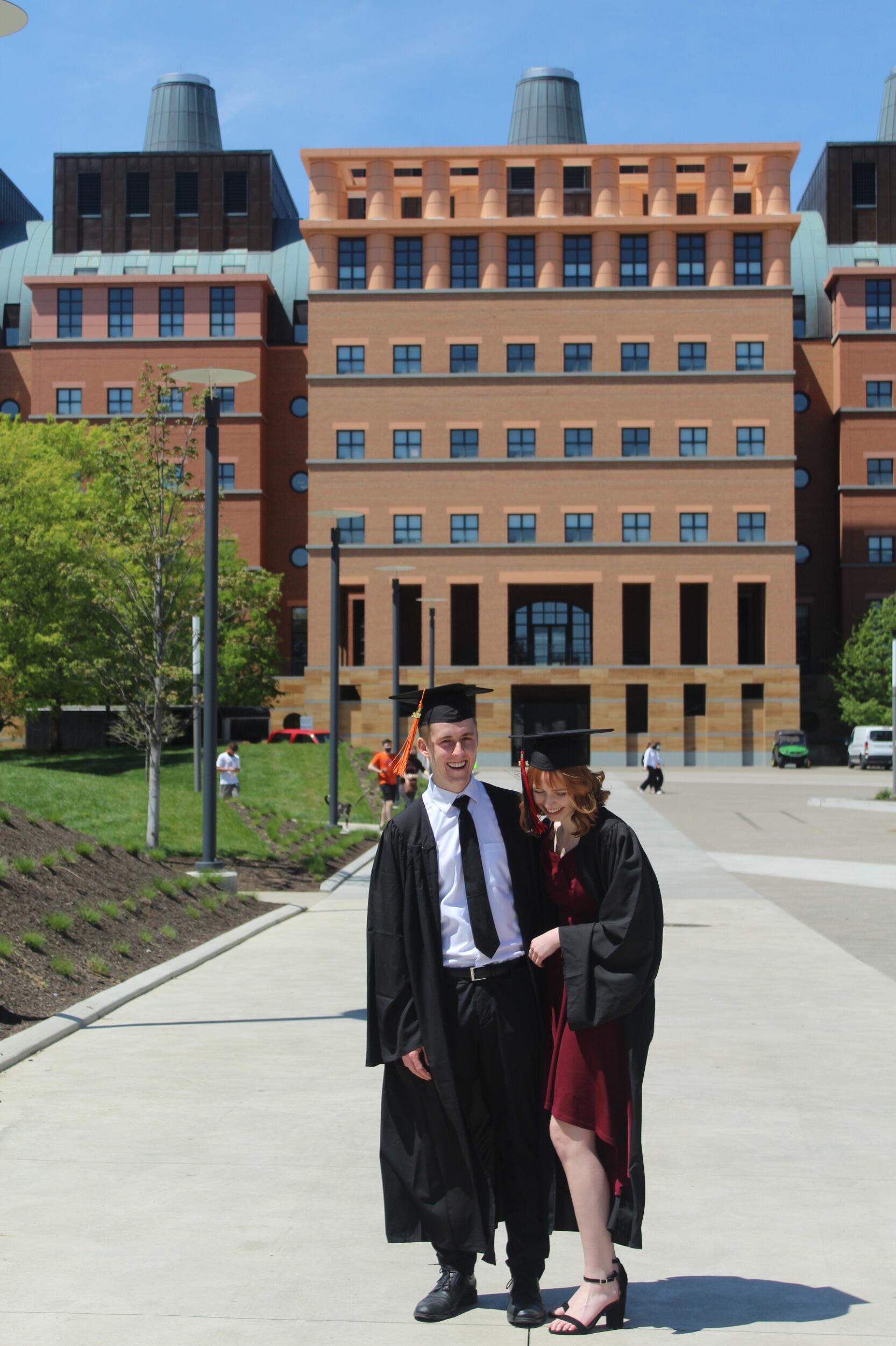 Collin &Ashley graduate from the University of Cincinnati