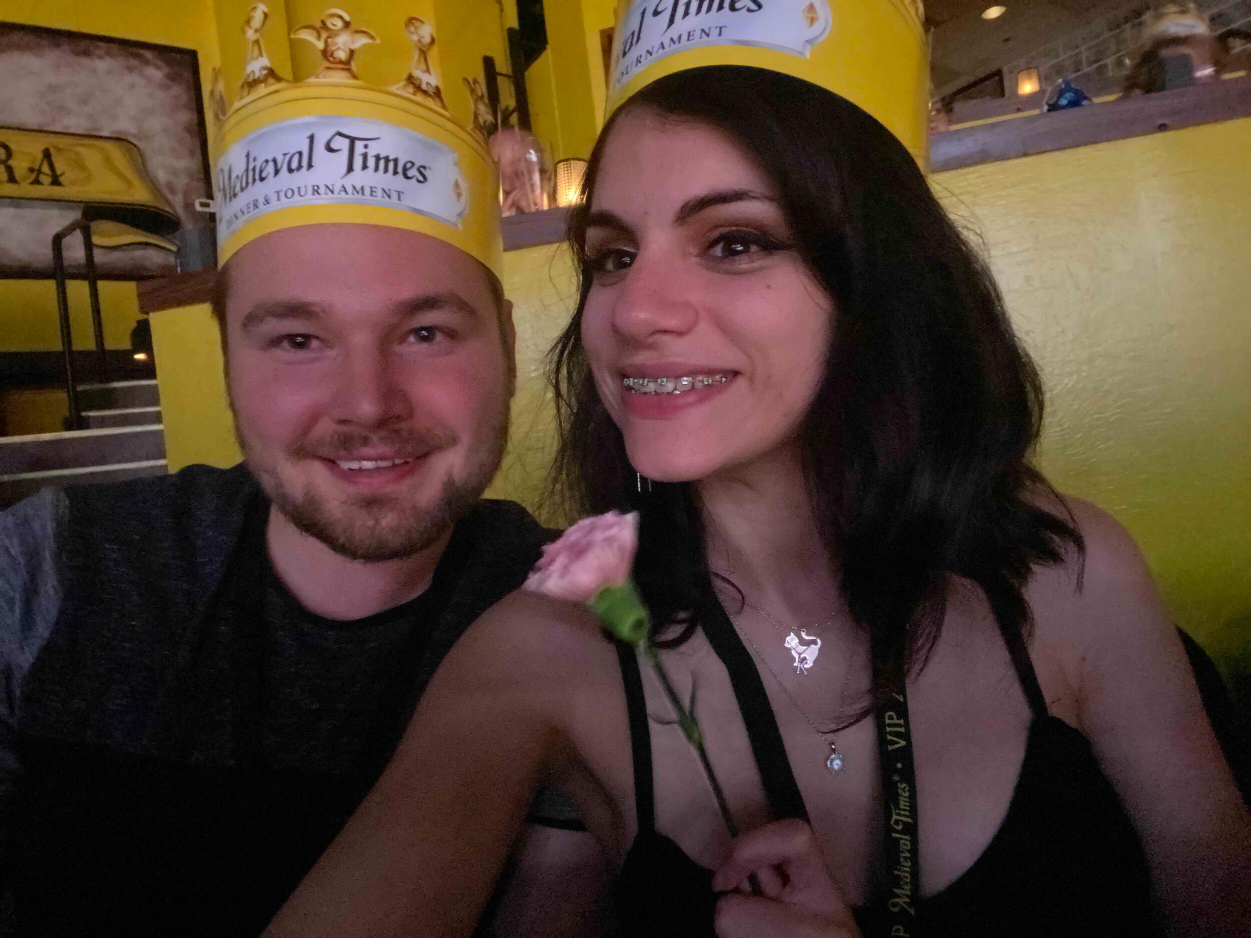HUZZAH! Our first trip to Medieval times! Here our annual renaissance trip began. 
