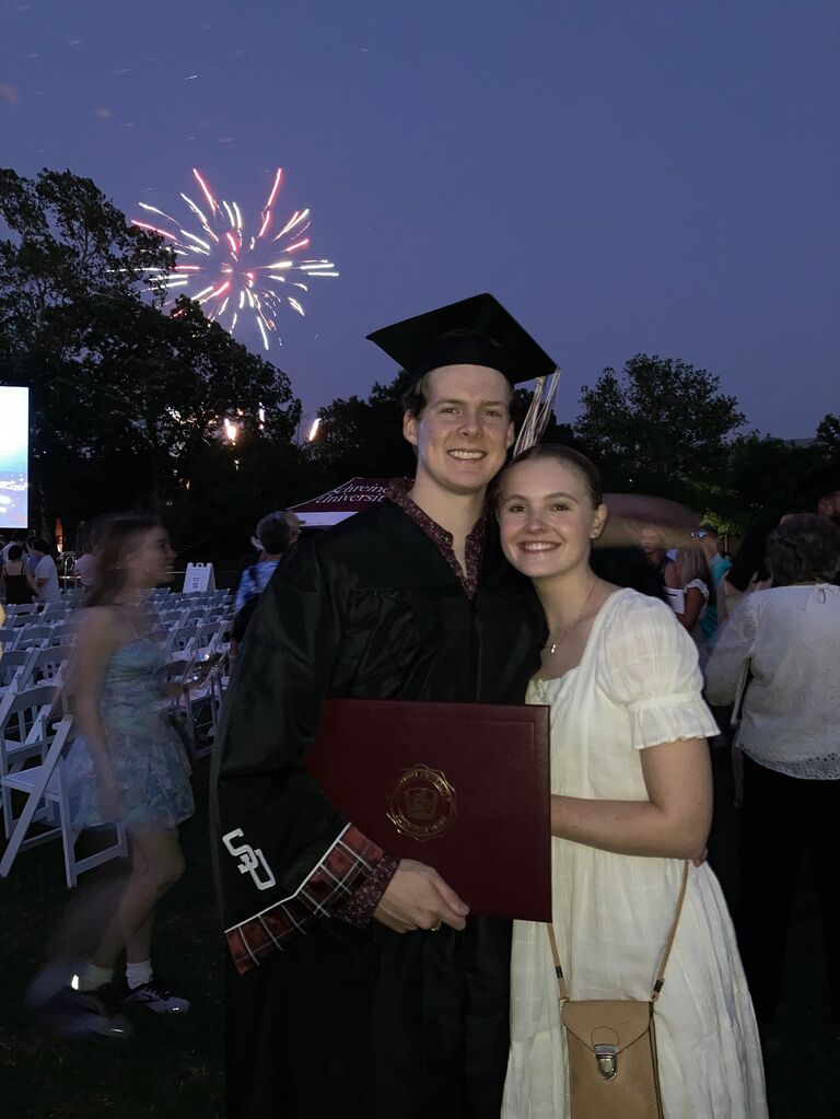 Connor graduated from college!!!