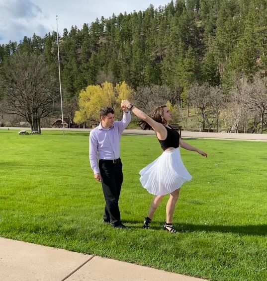 One of the first of many weddings we attended as a couple.