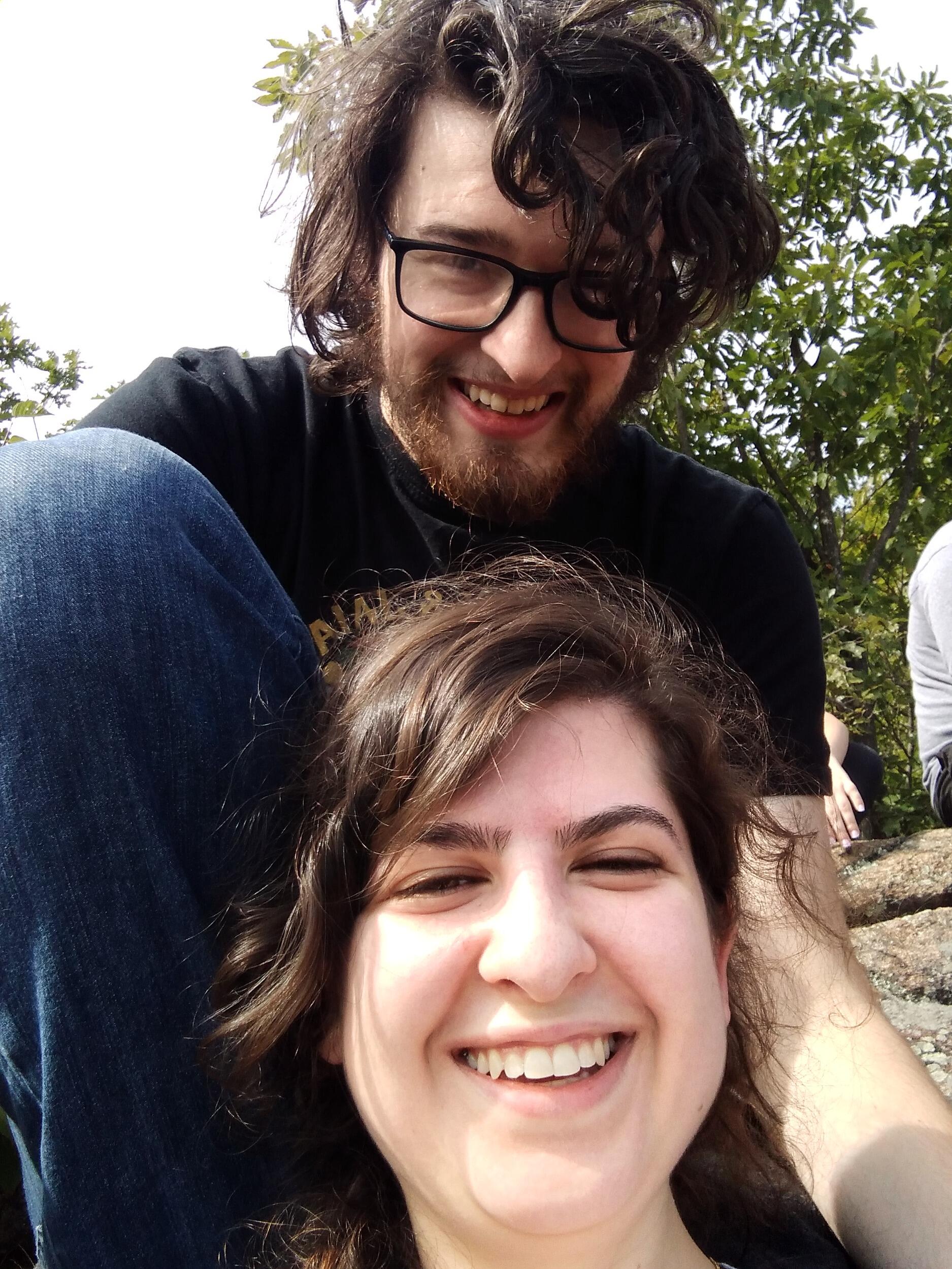 Hiking with friends!