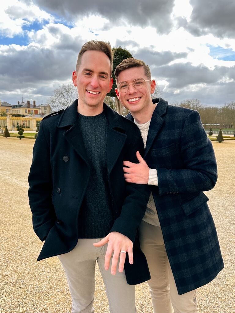 The day that brought you all here. Logan proposed to Austin on their trip to Paris. We were lucky to have beautiful weather on our day trip to the Palace of Versaille.