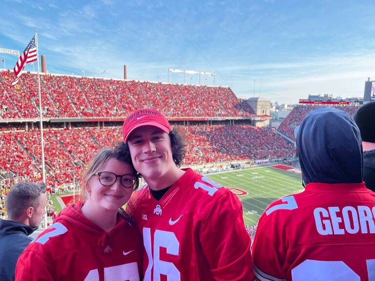 OSU vs. Michigan game, before the loss :(