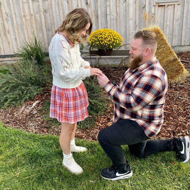 The day we got engaged!