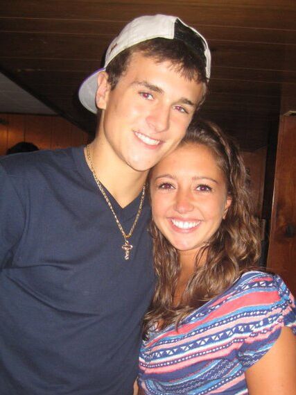 Erik asked Jillian out on their first date their senior year of high school. They went to the movies to see "The Social Network." It wasn't much long after that they started dating, and the rest is history!
