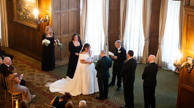 sachin and babi light blue dress The Toledo Club main image 1