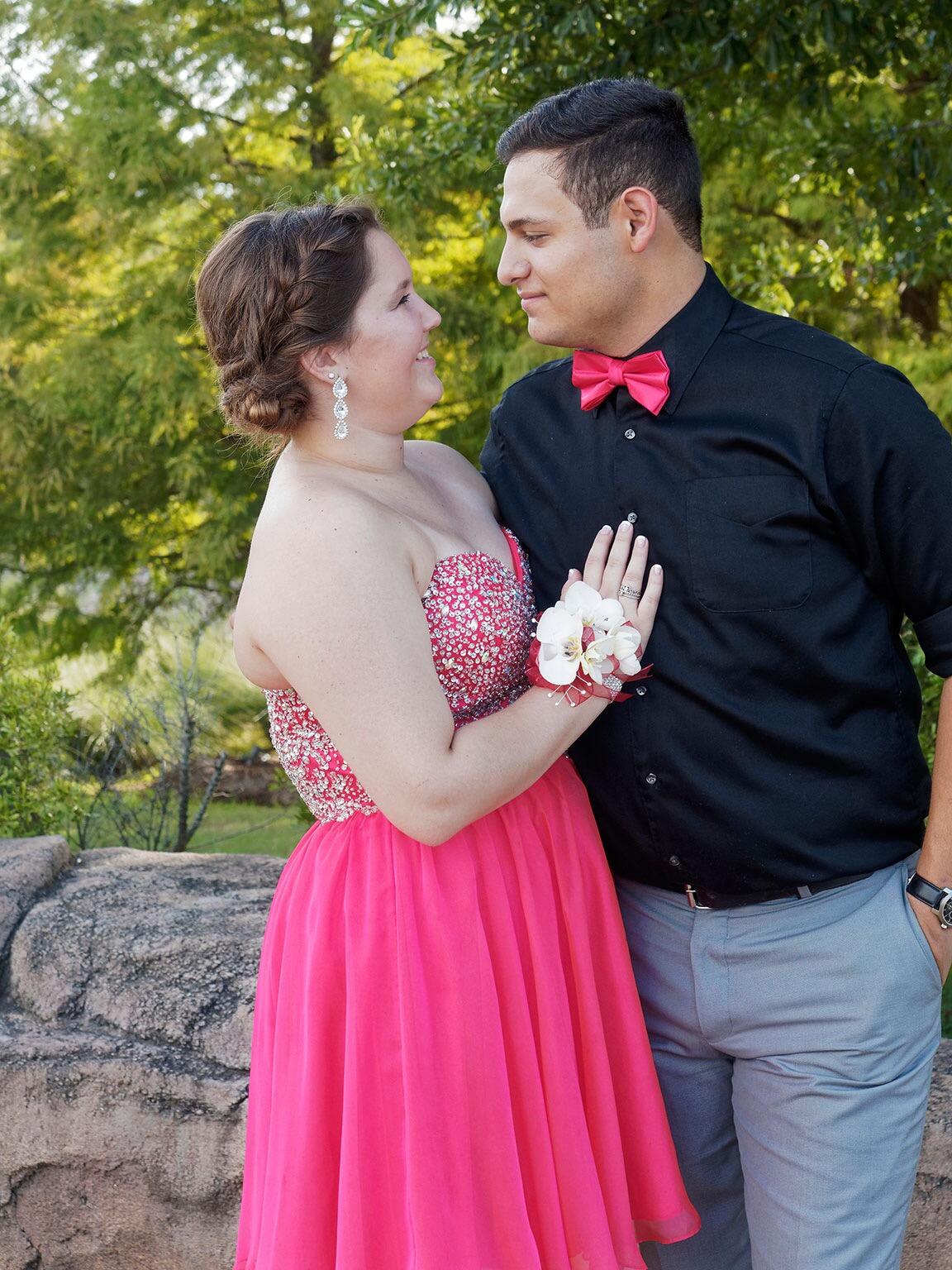 They attended Allison's senior homecoming!