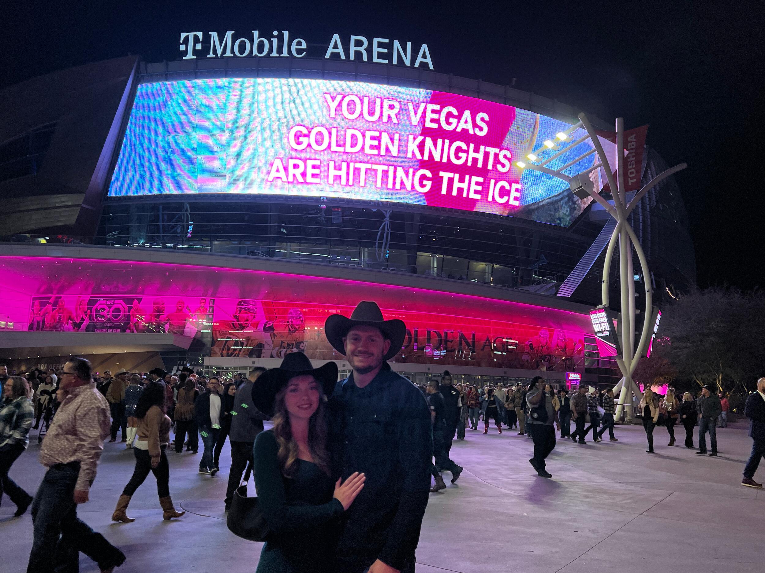 Both of us share a love for country music. In a spur of the moment decision, we flew to Las Vegas to see George Strait in concert since this was supposed to be his last tour (he then added more dates for 2023 :P)