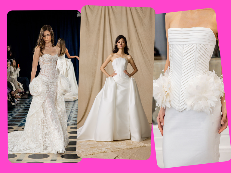 Big hip dresses at Fall Bridal Fashion Week