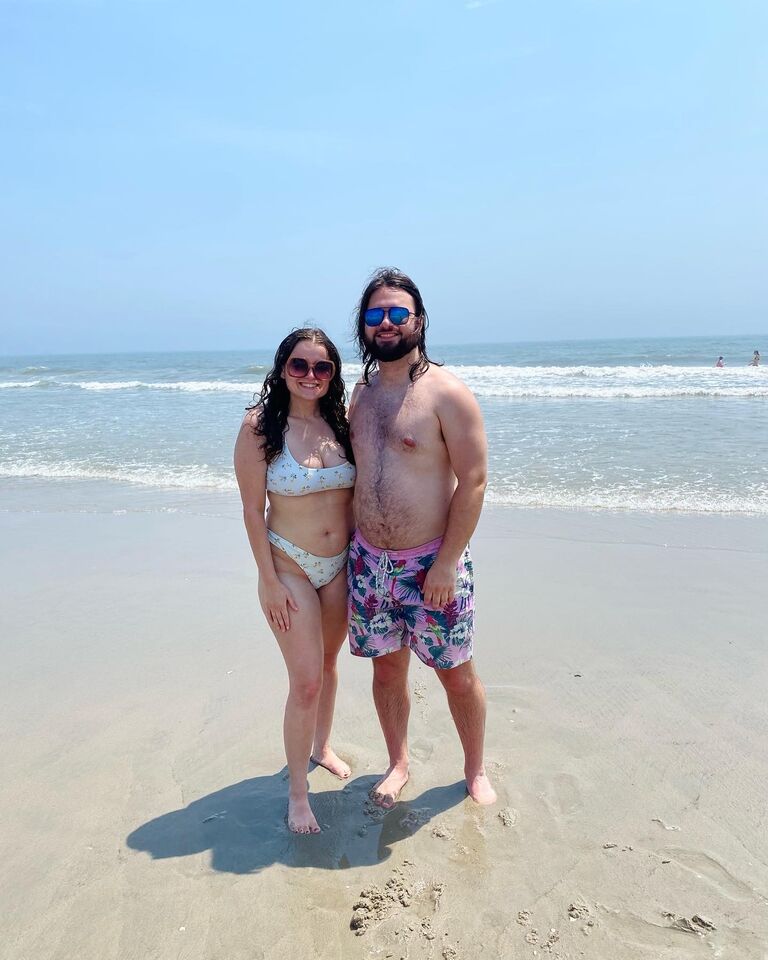 Celebrating our second year anniversary on vacation in OCNJ with my family.