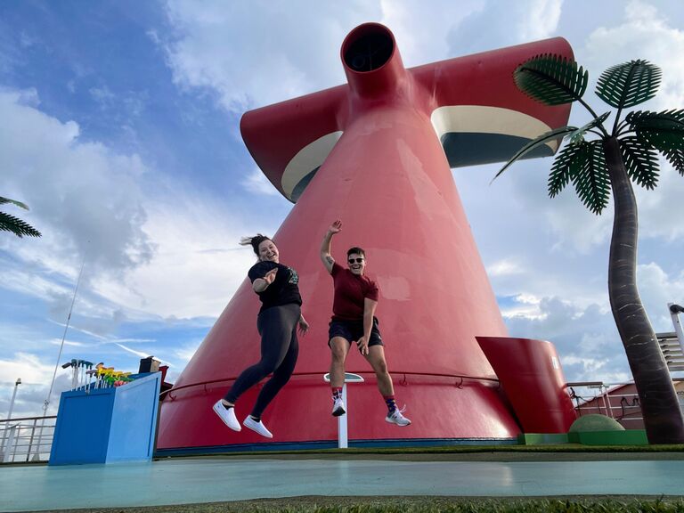 After Covid cancelled 3 of our cruises together we finally got to go on a cruise together. We had a blast and this was the cruise Grayson asked Brittany to marry him. Thankfully she said yes. 