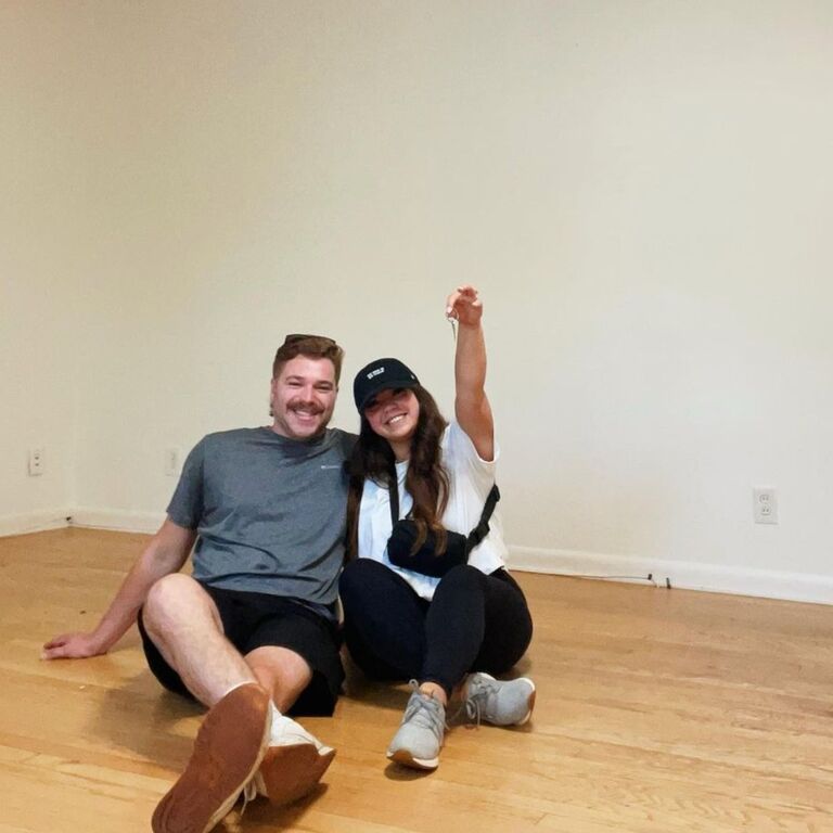 Bought their first home together