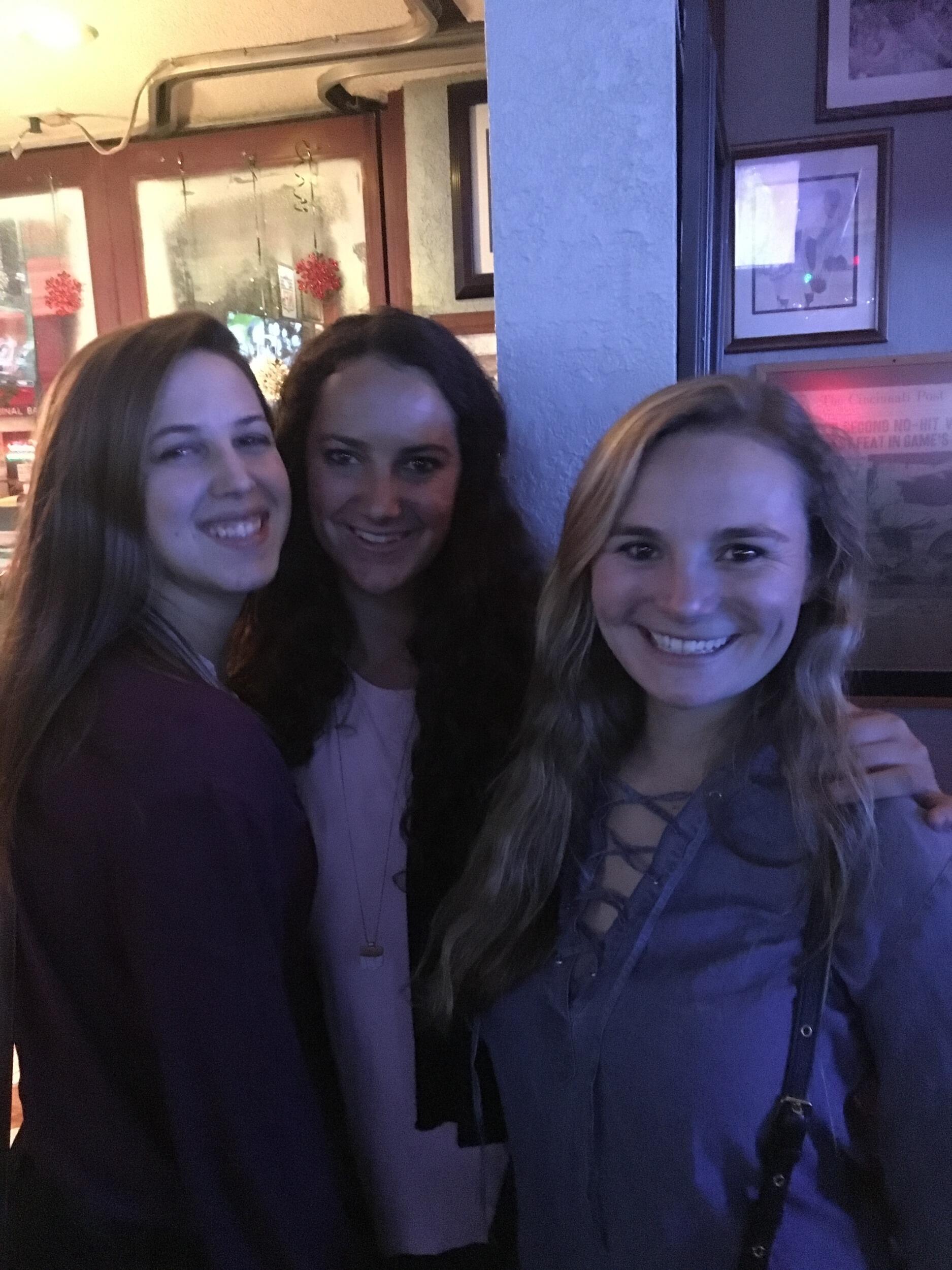 —     Tequila Shots     —
Bobby was in Palo Alto celebrating his future groomsman‚ Riley Hanley's surprise birthday party․ Mutual friend‚ Kaitlyn Mamizuka‚ texts her supposed
"Olympic‚ Stanford" friend to come hang out․ Bobby expected a tall‚ blonde girl to walk in the door‚ but instead‚ in walked a beautiful latina․ Maggie and her future
bridesmaid‚ Nicole Oliveira‚ had left their domino’s game wanting to escape the college scene at 23 years old and met Kate at the bar‚ the Old Pro (RIP)․ Latina Maggie (and the tequila shots on a shot ski she was buying) immediately caught Bobby's eye and so he bought her a Cuba Libre‚ which little did he know‚ was her drink of choice․ Within the month‚ they had shared a Santacon together‚ a night talking until 4am‚ & finally - Bobby had asked Maggie out on a proper date and they never looked back! 