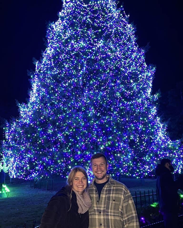 First trip to the zoo lights.