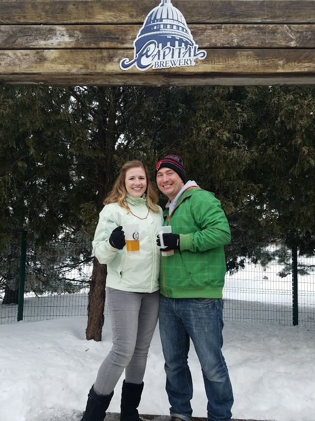 The first time I took Andy to Bockfest at Capitol Brewery, now it become a tradition!