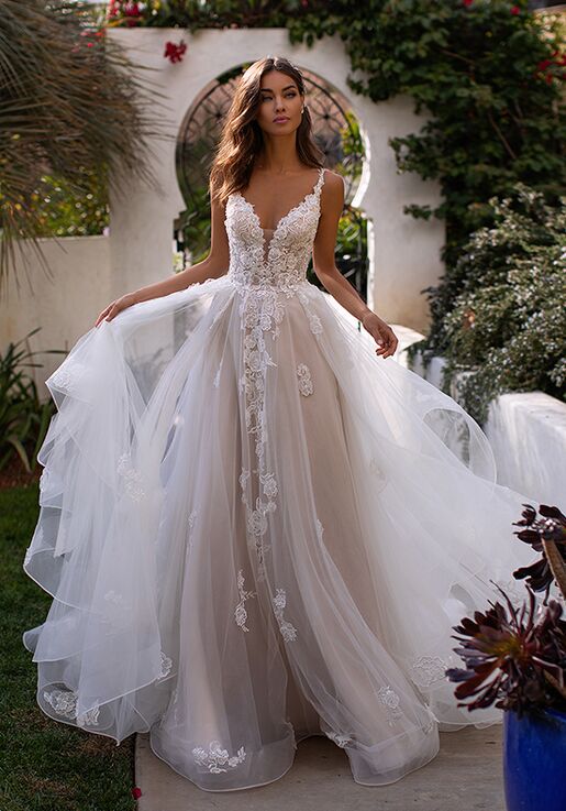 Moonlight Couture H1394 Wedding Dress 