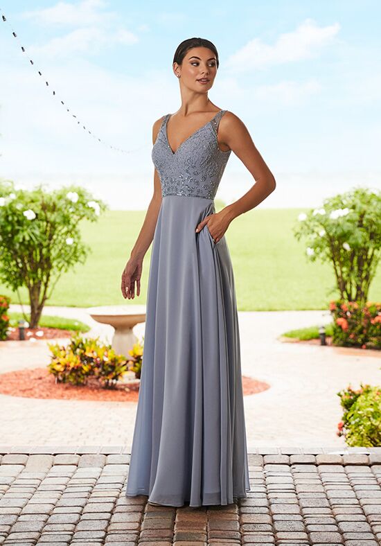 Adrianna Papell Platinum 40350 Bridesmaid Dress The Knot