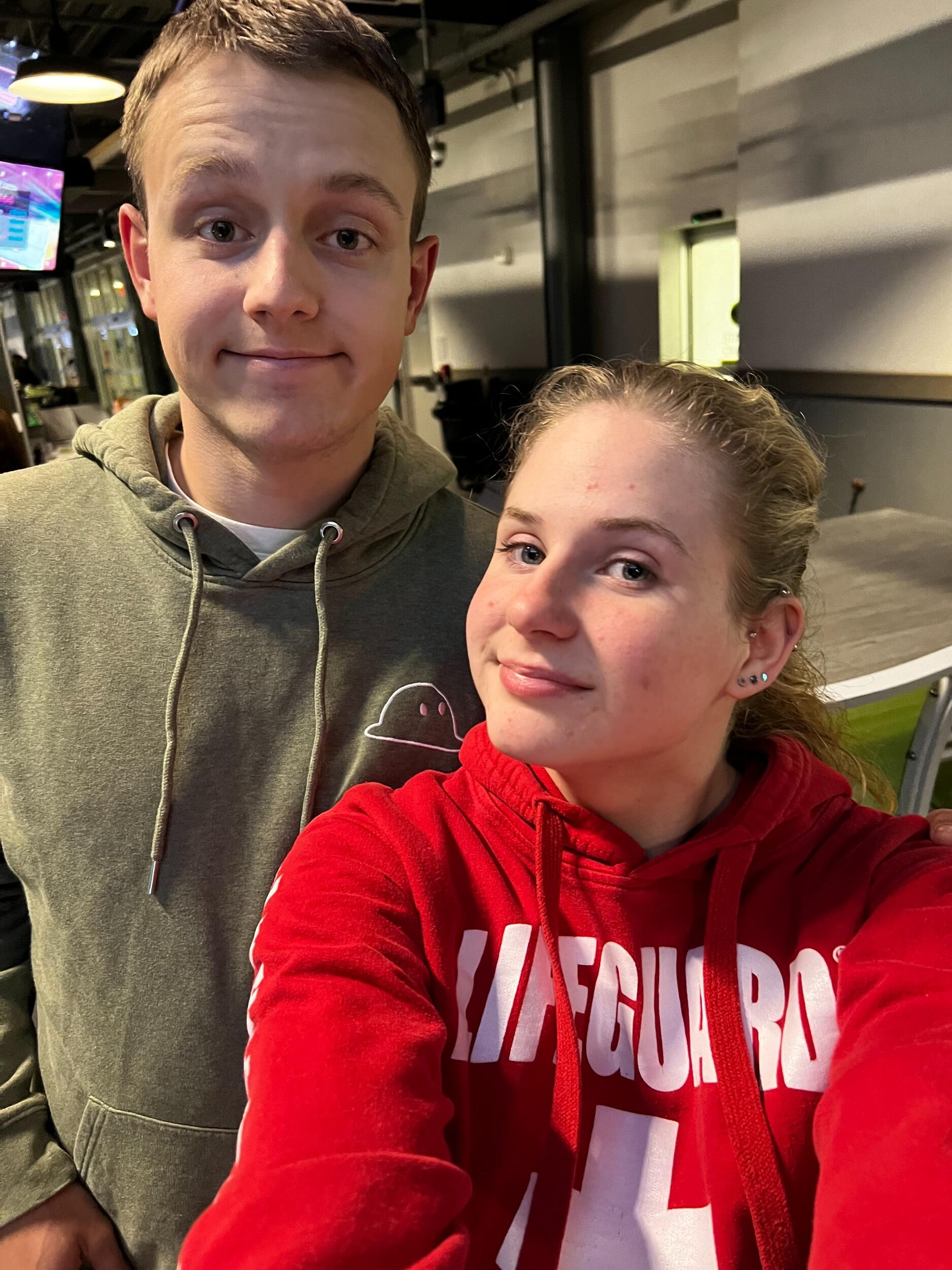 We celebrated one year together! Yay us!