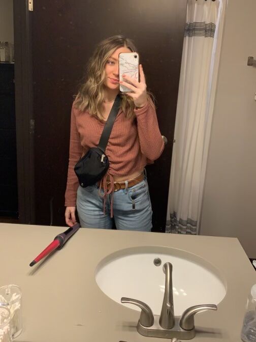 2:00 AM- I had just gotten back from dropping Casey off at his apartment and decided to take a picture of what I was wearing so I can always remember what I was wearing the night we met :)