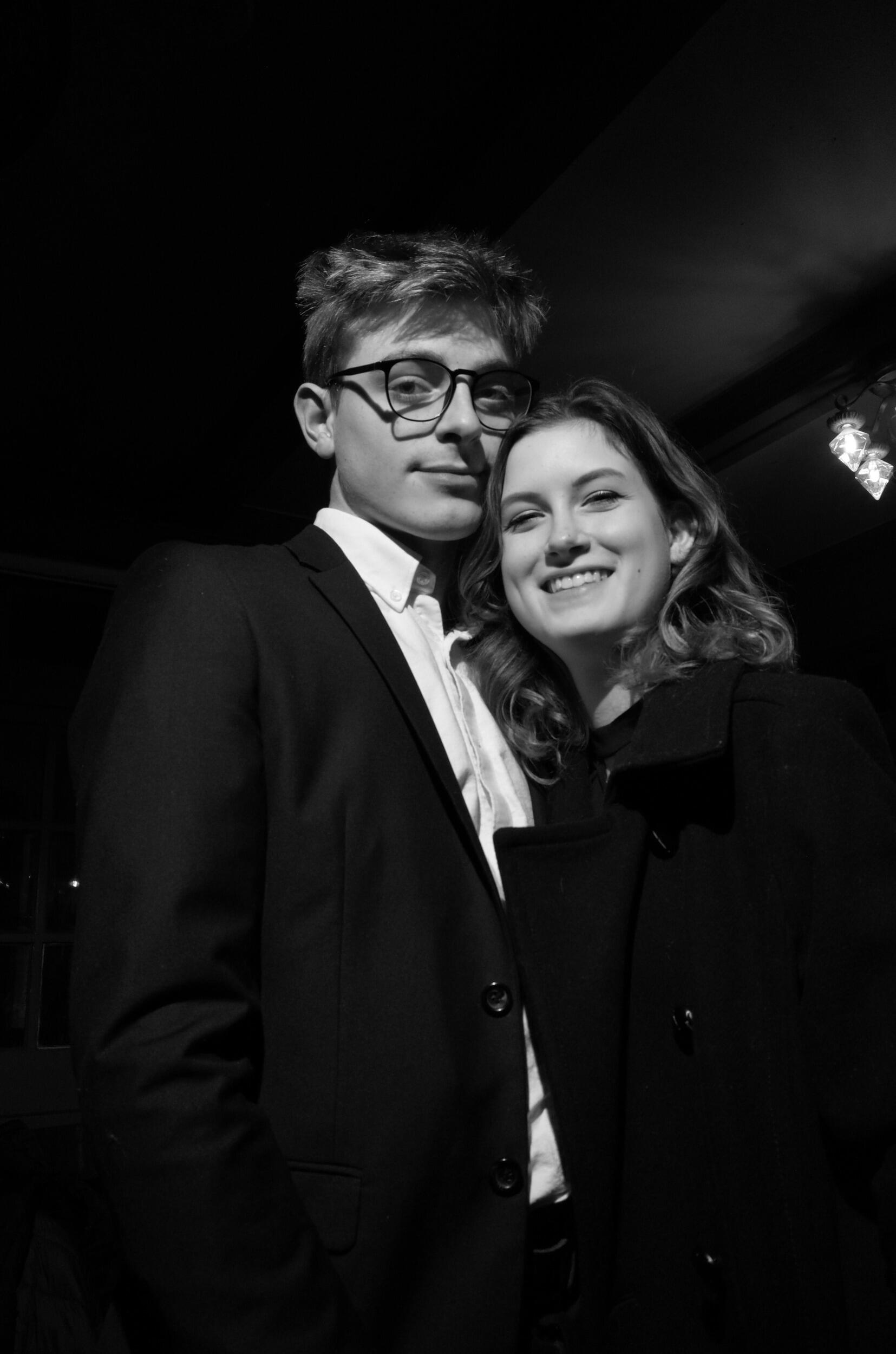 First and favorite wedding date together at Noah and Val's wedding