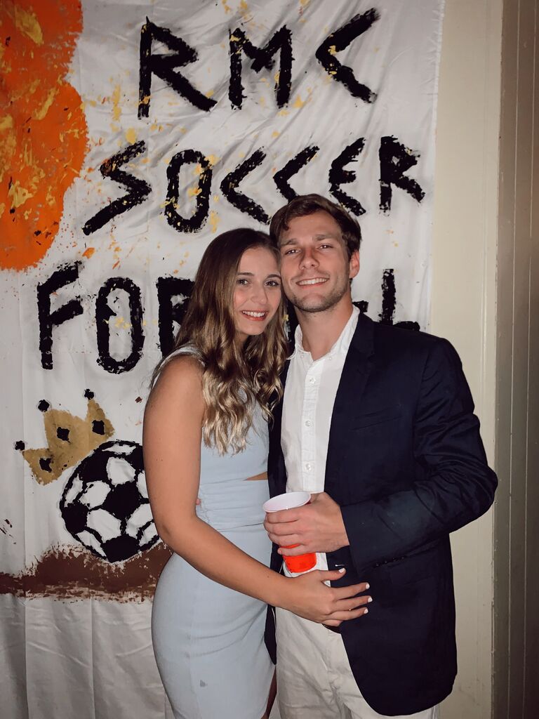 Our first formal together for Anthony's soccer team.