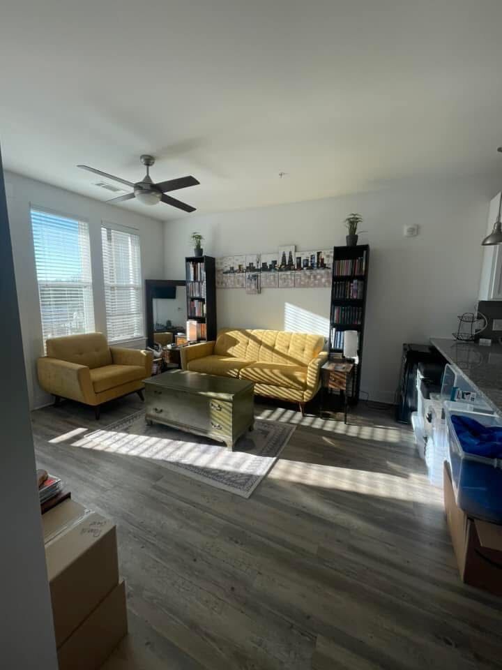 Moved into our first apartment.