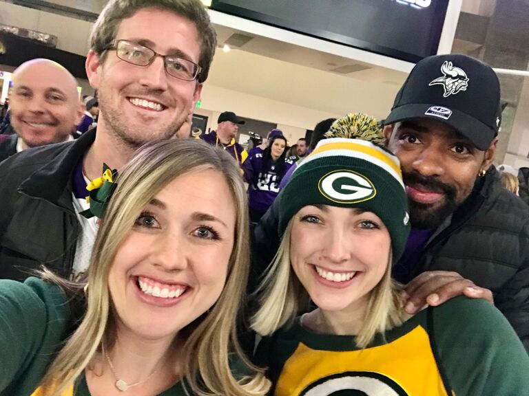 Packers vs Vikings game! You know who won ;)