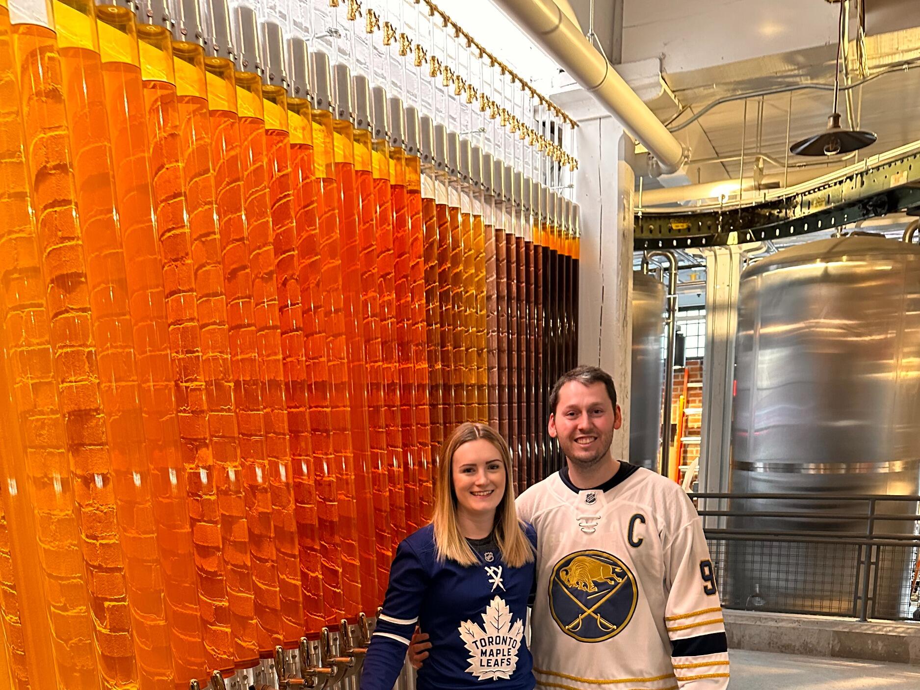Of course having to pick opposing hockey teams! 