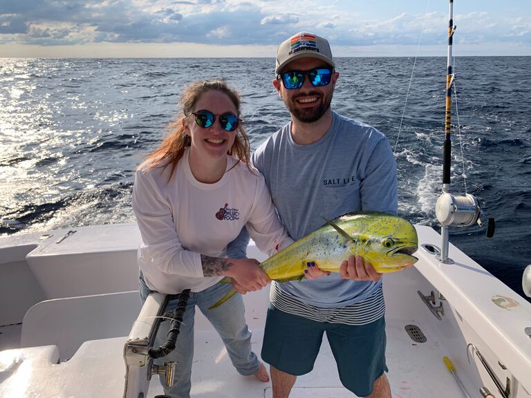Our first deep sea fishing trip! Featuring Eileen, Brian, and Marcel! 