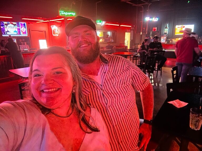 The first time Maddie introduced Zach to her friends at a concert in Springfield.