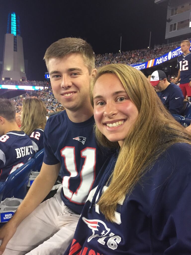 Foxboro, MA
Alaina's introduction to Gillette Stadium at her first pre-season game. The beginning of many trips to the stadium with the James family.