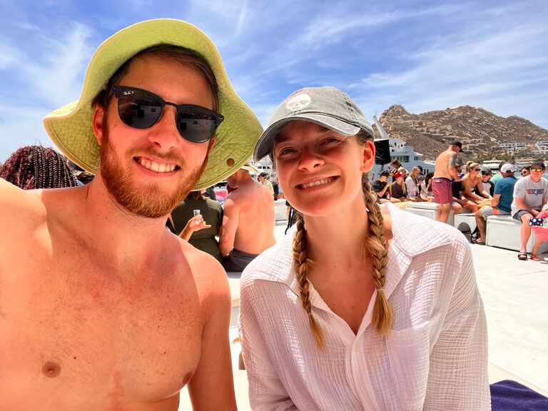 Boat tour in Cabo.