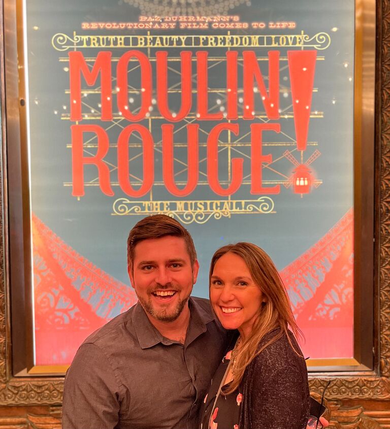 Moulin Rouge at the Pantages. One of the best musicals to see live!