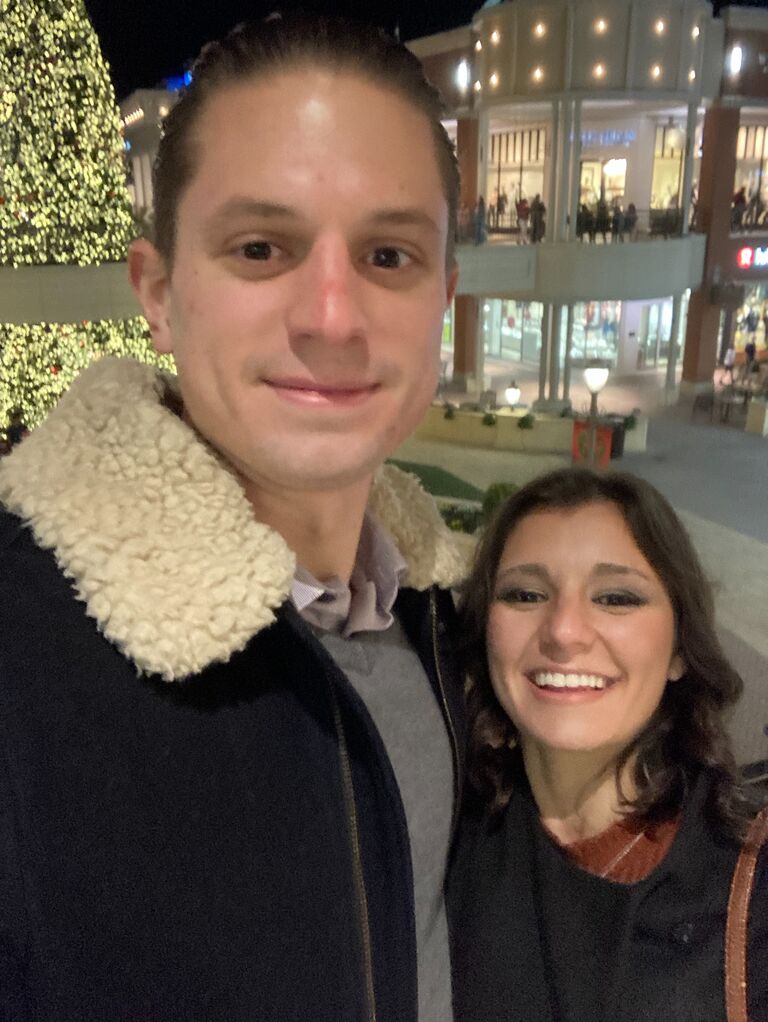 Alex and Alessandra met during orientation at UVA medical school. They were paired together to write a skit for the first week of school and became fast friends! Who do you think texted who first??