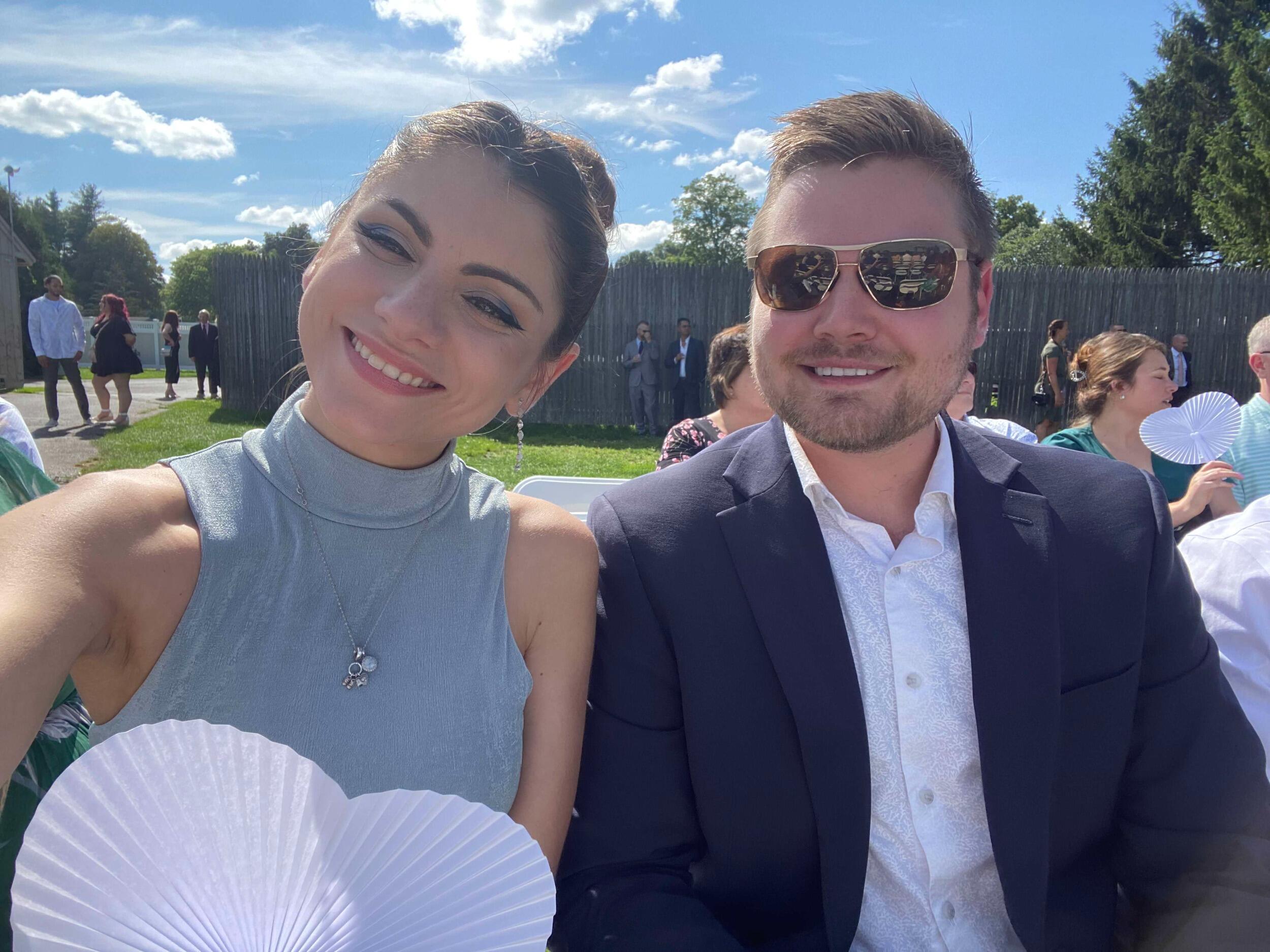 The most beautiful day to help celebrate Kayla's Uncle and New Aunt Ashton and Jess! We know how to clean up for a special occasion. 